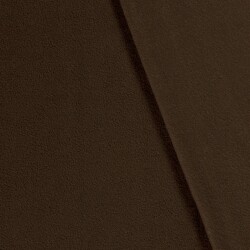 Antipilling Fleece *Marie* Uni - dunkelbraun