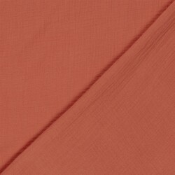 Musselin Uni *Marie* - blutorange