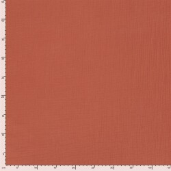 Musselin Uni *Marie* - blutorange