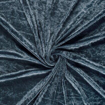 Pannesamt *Marie* Uni - jeansblau