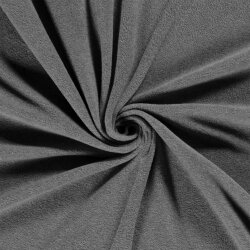 Antipilling Fleece *Marie* Uni - grau meliert