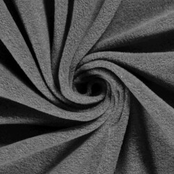Antipilling Fleece *Marie* Uni - grau meliert