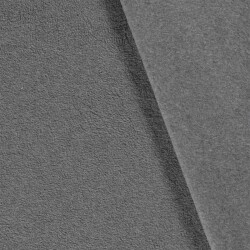 Antipilling Fleece *Marie* Uni - grau meliert