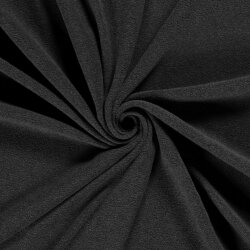 Antipilling Fleece *Marie* Uni - dunkelgrau meliert