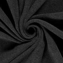 Antipilling Fleece *Marie* Uni - dunkelgrau meliert