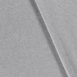 Antipilling Fleece *Marie* Uni -satin grau meliert