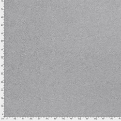Antipilling Fleece *Marie* Uni -satin grau meliert