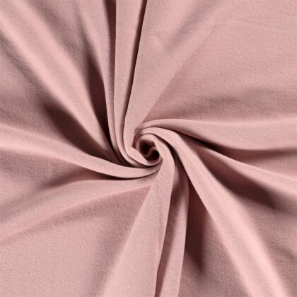 Baumwollfleece *Marie* - altrosa