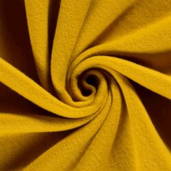 Baumwollfleece *Marie* - senf