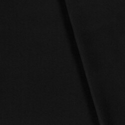 Baumwollfleece *Marie* - schwarz