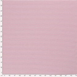 Baumwolljersey Glücksstreifen 5mm - antik pink