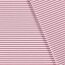 Baumwolljersey Glücksstreifen 5mm - antik pink
