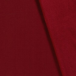 Alpenfleece *Marie* Uni - dunkelrot