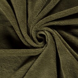 Bambus Frottee Uni *Marie* - olive