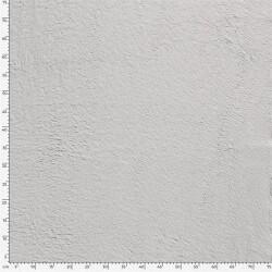 Baumwoll Teddy *Marie* satin grau