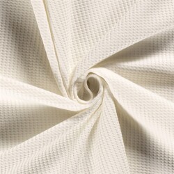Waffeljersey *Marie* -  creme