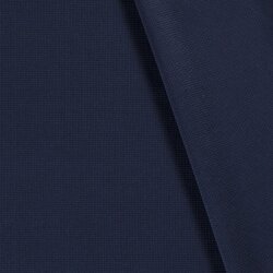 Waffelstrick *Marie* - dunkel jeansblau