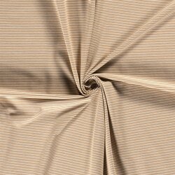 Baumwolljersey Mini Streifen 3mm *Bibi* - hell muskat