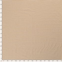 Baumwolljersey Mini Streifen 3mm *Bibi* - hell muskat