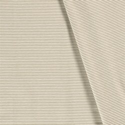 Baumwolljersey Mini Streifen 3mm *Bibi* - olivgrün