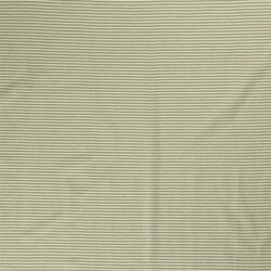 Baumwolljersey Mini Streifen 3mm *Bibi* - tannengrün