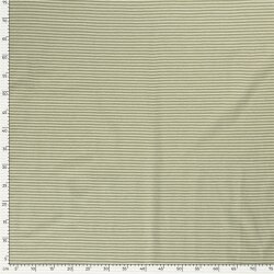 Baumwolljersey Mini Streifen 3mm *Bibi* - tannengrün