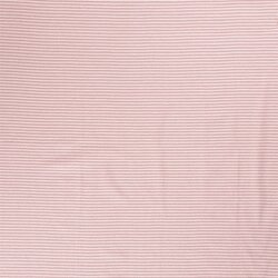 Baumwolljersey Mini Streifen 3mm *Bibi* - antikmalve