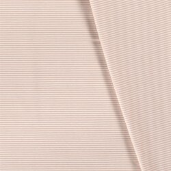 Baumwolljersey Mini Streifen 3mm *Bibi* - hell lachs