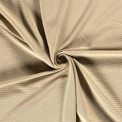 Rippenjersey Ottoman *Bibi* - hell beige