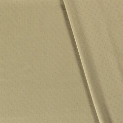 Feinstrickjersey *Bibi* Lochmuster - olivgrün