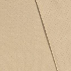Feinstrickjersey *Bibi* Lochmuster - hell beige