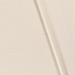 Feinstrickjersey *Bibi* Lochmuster - cremerose