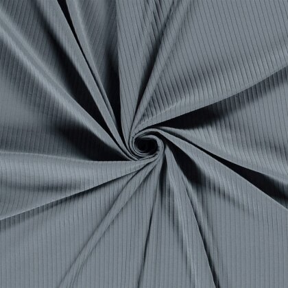 Rippenjersey *Bibi* Uni - indigo