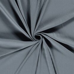 Rippenjersey *Bibi* Uni - indigo