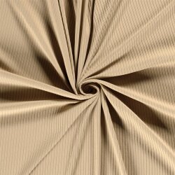 Rippenjersey *Bibi* Uni - hellbeige