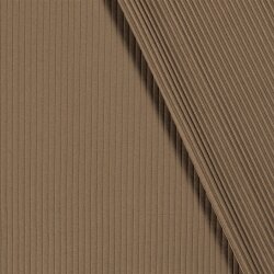 Rippenjersey *Bibi* Uni - taupe