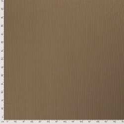 Rippenjersey *Bibi* Uni - taupe