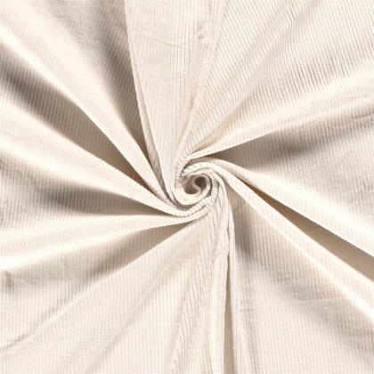 Breitcord Stretch *Marie* - wollweiss