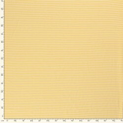 Baumwolljersey  Streifen 3mm - sonnengelb