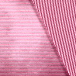 Baumwolljersey  Streifen 3mm - pink