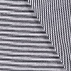 Baumwolljersey  Streifen 3mm - dunkelblau