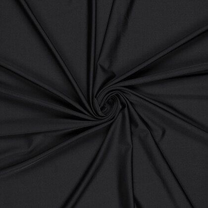 Funktions und Badeanzugstoff Recycled LSF50 - schwarz