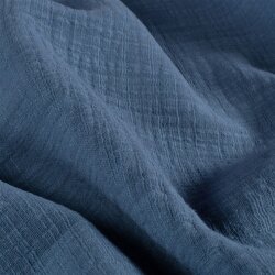 Musselin Slub *Marie* - indigo
