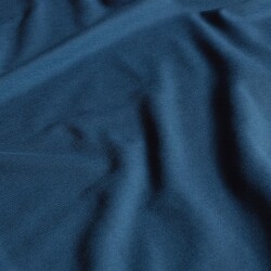 Baumwolljersey Uni *Gaby* Bio~Organic - stahlblau