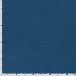 Baumwolljersey Uni *Gaby* Bio~Organic - stahlblau
