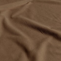 Baumwolljersey Uni *Gaby* Bio~Organic - taupebraun