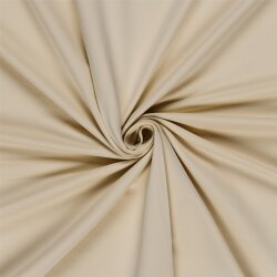 French Terry Uni *Gaby* Bio~Organic - hellbeige