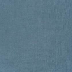Musselin Uni *Gaby* Bio~Organic - schattenblau