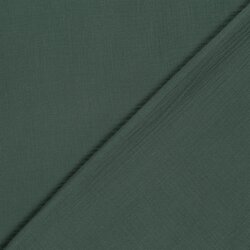 Musselin Uni *Gaby* Bio~Organic - grünblau