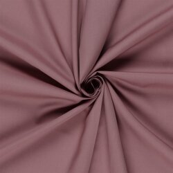 Baumwollpopeline Uni *Gaby* Bio~Organic - mauve